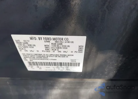 2017 Ford Explorer Xlt z USA, uszkodzony, nr VIN 1FM5K8D80HGC17089